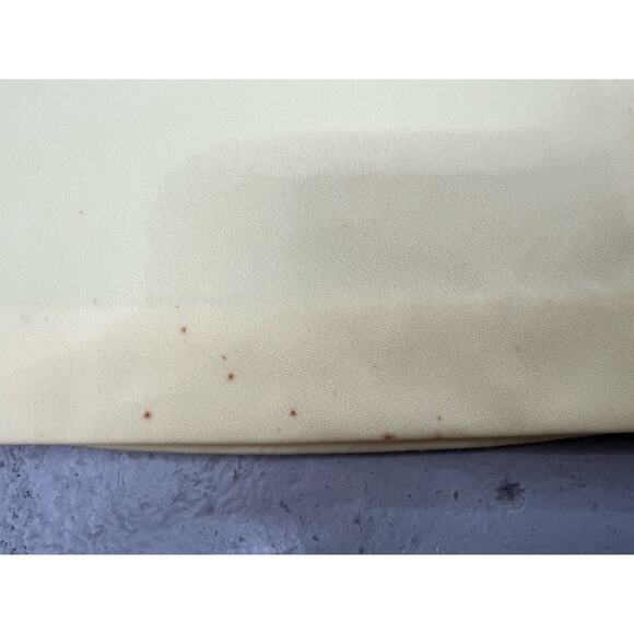 Vintage 70s Empire Waist Boho Hippie Yellow Maxi Dress Lace Vest Size Small - Picture 5 of 7